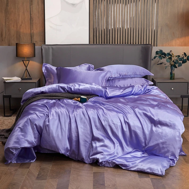 LuxeSatin Duvet Collection