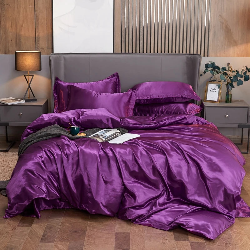 LuxeSatin Duvet Collection