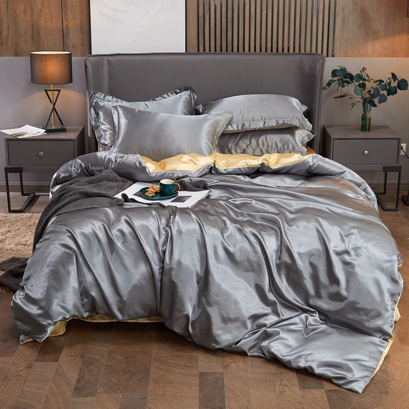 LuxeSatin Duvet Collection