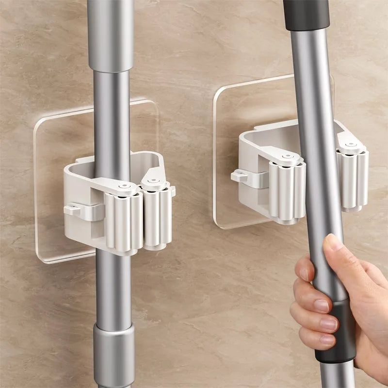 GripPro Wall-Mounted Mop Holder