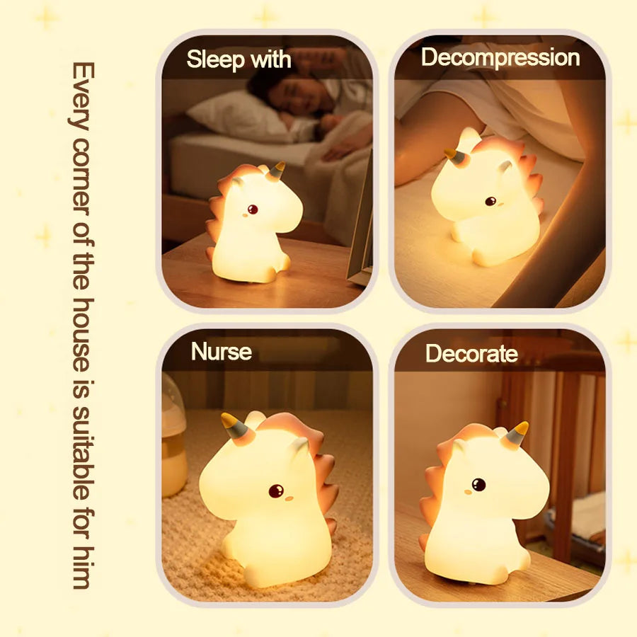 Silicone Night Light Unicorn